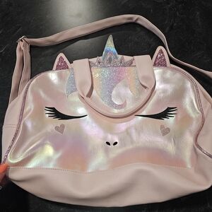 Iridescent Unicorn Face Women's Bag